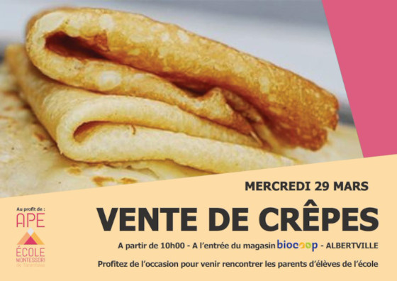 Vente de crêpes