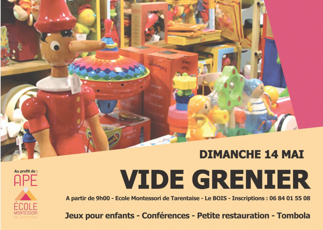 DIMANCHE 14 MAI : VIDE GRENIER